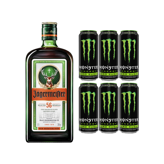 Pack Jägermeister + 6 Monster