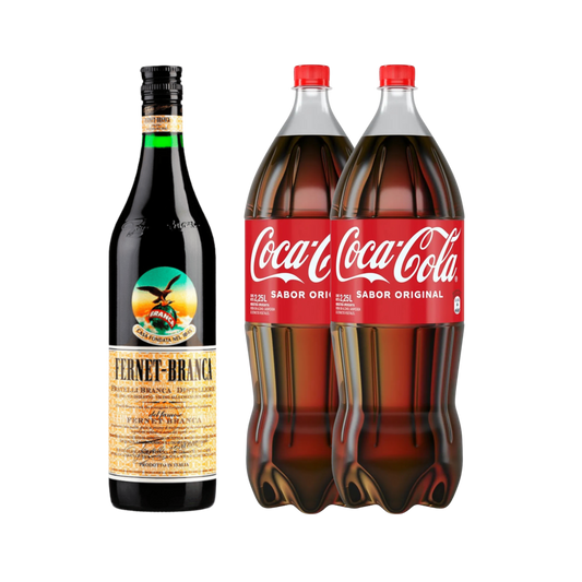 Fernet Branca 750cc + x2 Coca-Cola 2.25