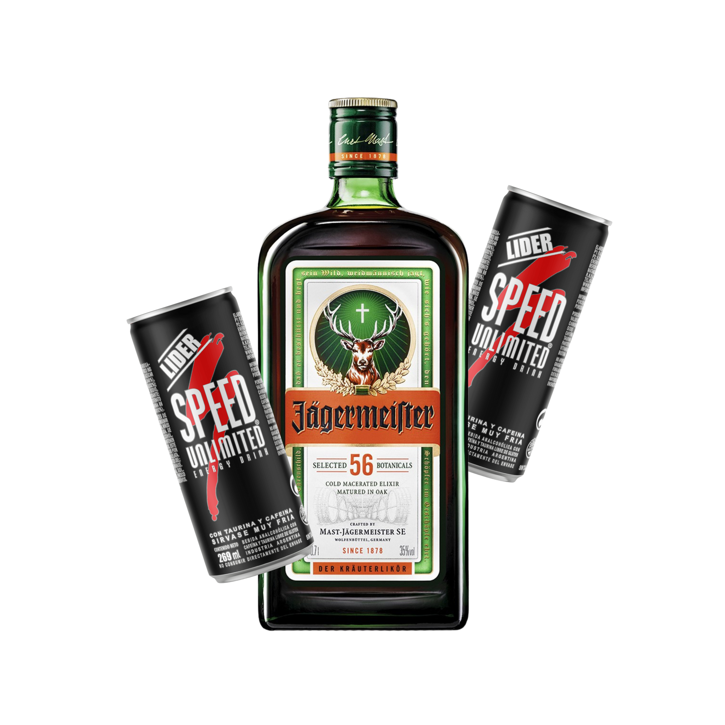 Jagermeister 700cc + x6 Speed Unlimited