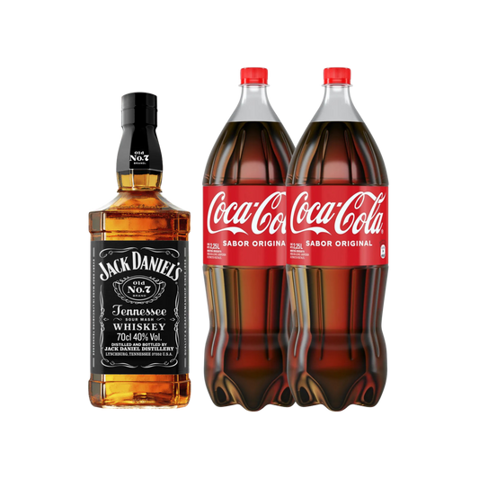 Pack Jack Daniel’s + 2 Coca Cola 2.25L