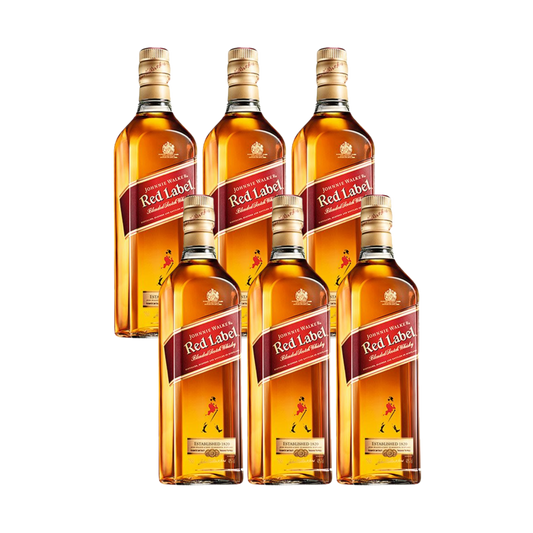 🥃 Pack x6 Johnnie Walker Red Label 1lt – Oferta Limitada