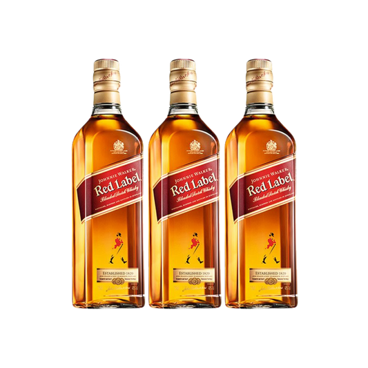 🥃 Pack x3 Johnnie Walker Red Label 1lt – Oferta Limitada